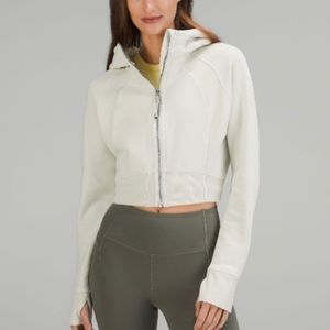 Scuba Cropped Full Zip Hoodie